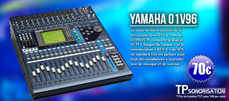 Location Yamaha 01V96