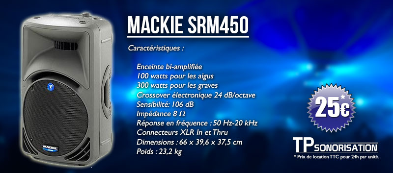 Location Mackie SRM450