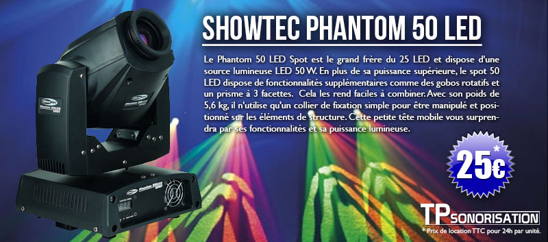 Location Showtec Phantom 50 LED